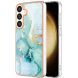 Защитный чехол Deexe Marble Style для Samsung Galaxy S24 - Green (343532G). Фото 1 из 6