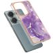 Защитный чехол Deexe Marble Style для Xiaomi Redmi Note 13 Pro 4G / Poco M6 Pro - Purple (345763V). Фото 2 из 6
