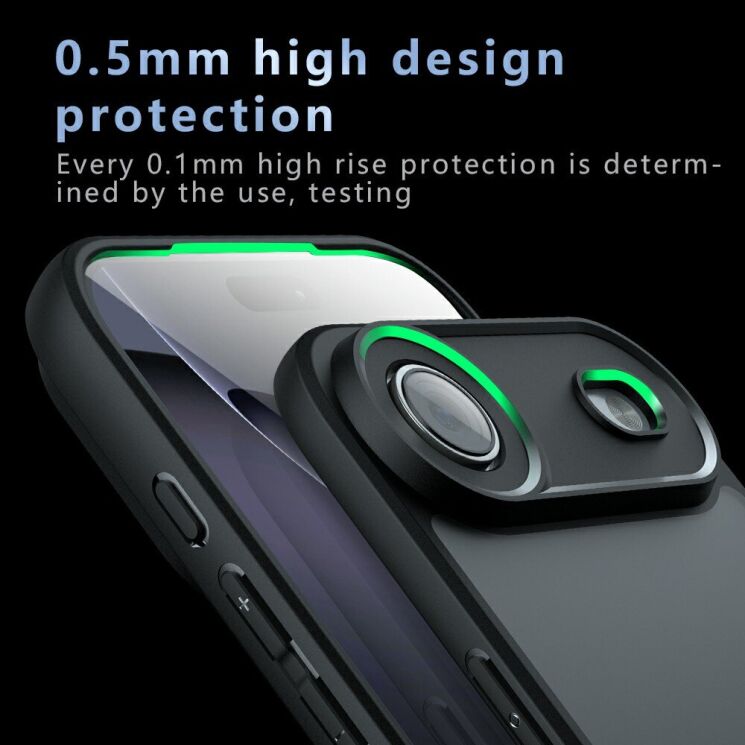 Защитный чехол Deexe Matte Skin для Apple iPhone 17 Air - Transparent: фото 4 из 4