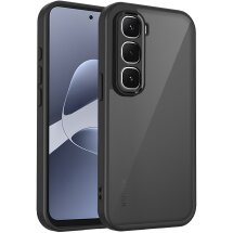 Захисний чохол Deexe Matte Skin для Infinix Hot 70 Pro - Transparent Black: фото 1 з 8