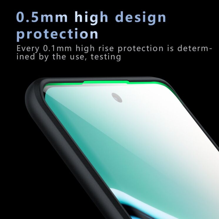Захисний чохол Deexe Matte Skin Kickstand with MagSafe для Xiaomi Redmi Note 15 Pro Plus / Poco M8 Pro 5G - Transparent Black: фото 9 з 13