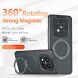 Захисний чохол Deexe Matte Skin Kickstand with MagSafe для Xiaomi Redmi Note 15 Pro Plus / Poco M8 Pro 5G - Transparent Black (404764TB). Фото 4 з 13