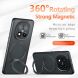 Захисний чохол Deexe Matte Skin Kickstand with MagSafe для Xiaomi Redmi Note 15 Pro Plus / Poco M8 Pro 5G - Transparent Black (404764TB). Фото 3 з 13