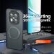 Захисний чохол Deexe Matte Skin Kickstand with MagSafe для Xiaomi Redmi Note 15 Pro Plus / Poco M8 Pro 5G - Transparent Black (404764TB). Фото 2 з 13