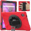 Защитный чехол Deexe Rotation Hybrid для Lenovo Tab K10 / Tab M10 Plus 1/2 Gen (TB-X606) - Red (285205R)