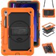 Захисний чохол Deexe Shockproof Case для Samsung Galaxy Tab S9 FE (X510/516) / Tab S10 FE (X520/526) - Black / Orange (338917BO)