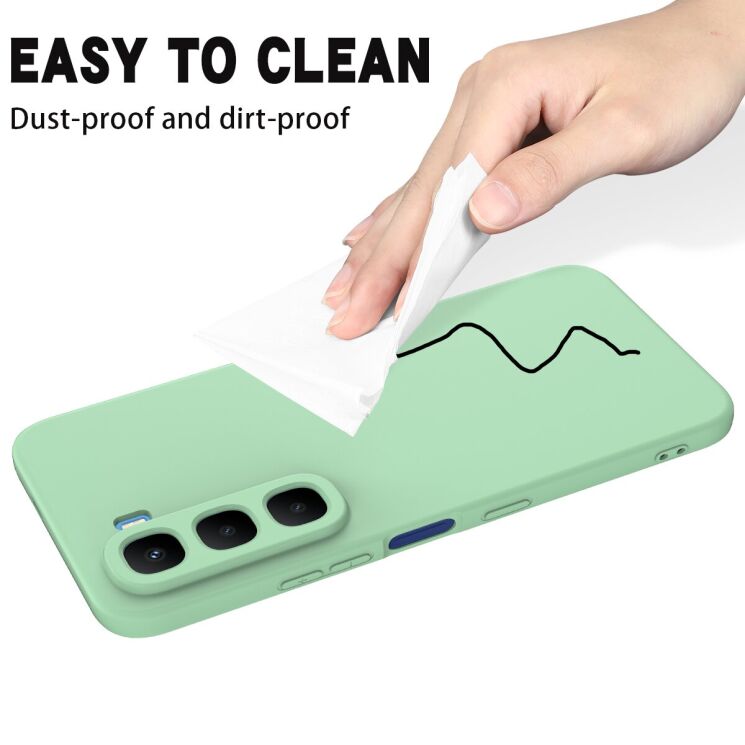Захисний чохол Deexe Silicone Case для Infinix Hot 60 Pro - Black: фото 9 з 9