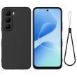 Силиконовый (TPU) чехол Deexe Silicone Case для Infinix Hot 60 Pro - Black (388002B)
