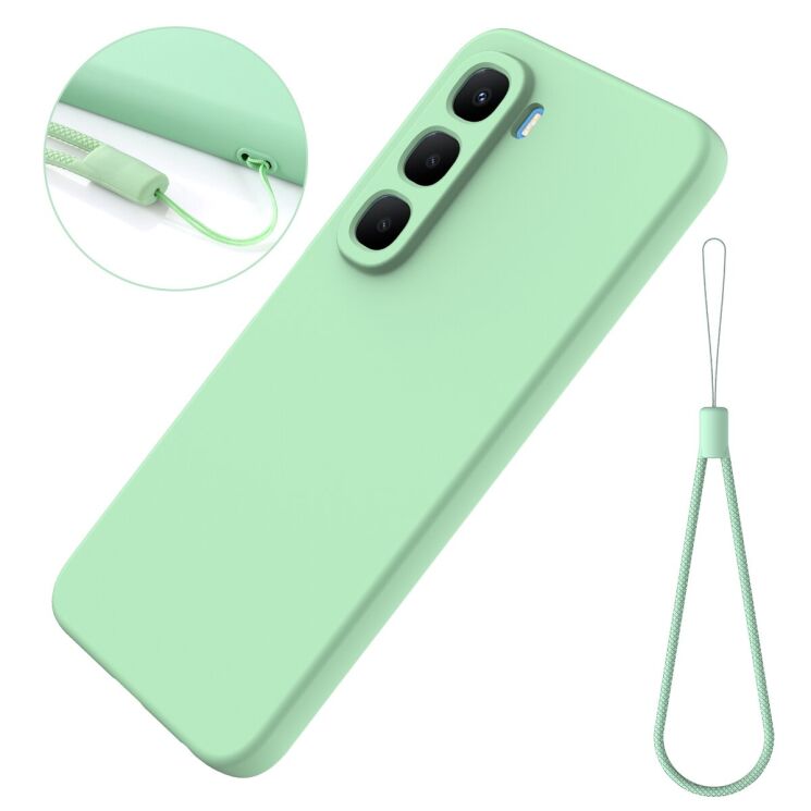 Захисний чохол Deexe Silicone Case для Infinix Hot 60 Pro - Black: фото 8 з 9