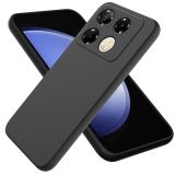 Защитный чехол Deexe Silicone Case для Infinix Note 40 Pro - Black: фото 1 из 8