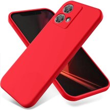 Защитный чехол Deexe Silicone Case для Motorola Edge 40 Neo - Red: фото 1 из 8