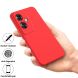 Защитный чехол Deexe Silicone Case для OPPO Reno 11 F - Red (351922R). Фото 5 из 8