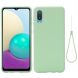 Силиконовый (TPU) чехол Deexe Silicone Case для Samsung Galaxy A02 (A022) - Green (280252G). Фото 1 из 6