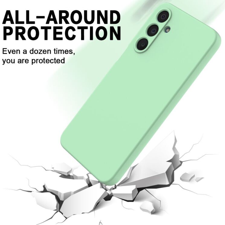 Защитный чехол Deexe Silicone Case для Samsung Galaxy A16 (A165) - Black: фото 5 из 8