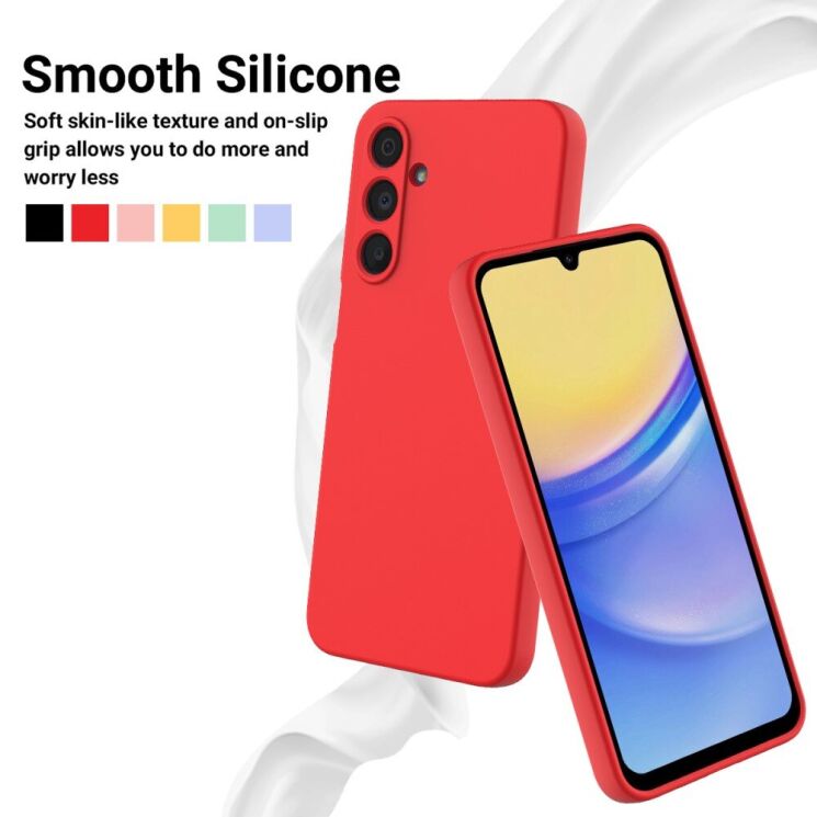 Защитный чехол Deexe Silicone Case для Samsung Galaxy A16 (A165) - Black: фото 3 из 8