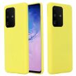 Защитный чехол Deexe Silicone Case для Samsung Galaxy S20 Ultra (G988) - Yellow (315021Y)