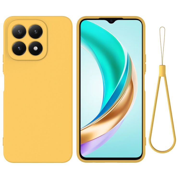 Силиконовый (TPU) чехол Deexe Silicone Case для Xiaomi 17 - Yellow: фото 1 из 8
