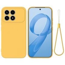 Захисний чохол Deexe Silicone Case для Xiaomi Poco F8 Pro - Yellow: фото 1 з 7