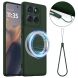Защитный чехол Deexe Silicone Case with MagSafe для Motorola Moto G77 - Dark Green (406826DG). Фото 1 из 9