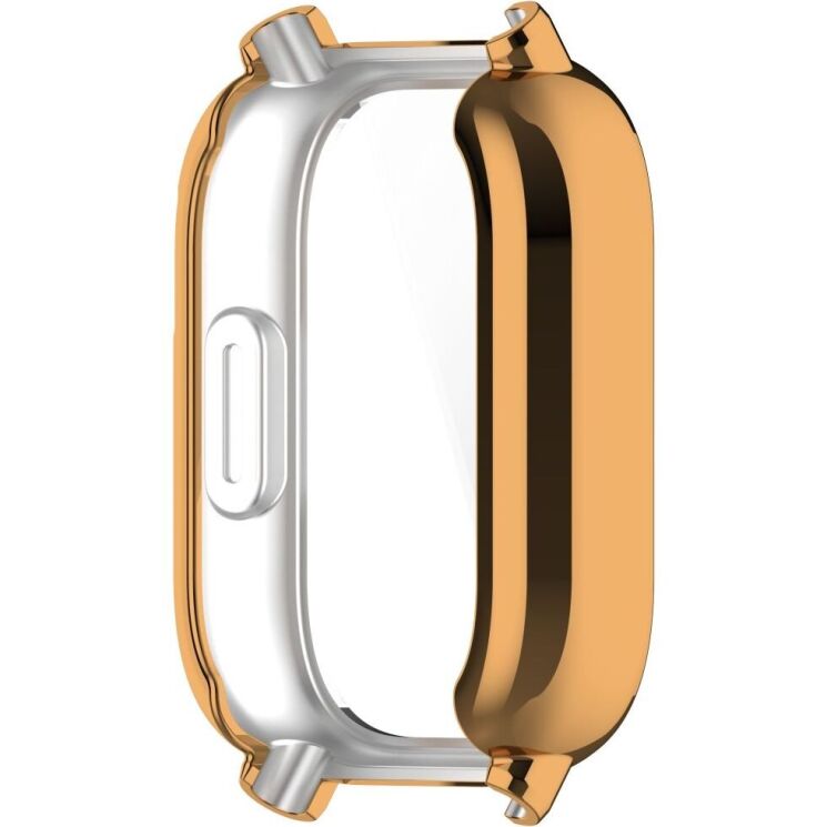 Защитный чехол Deexe Silicone Frame для Xiaomi Redmi Watch 5 Active - Rose Gold: фото 4 из 7