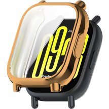 Защитный чехол Deexe Silicone Frame для Xiaomi Redmi Watch 5 Active - Rose Gold: фото 1 из 7