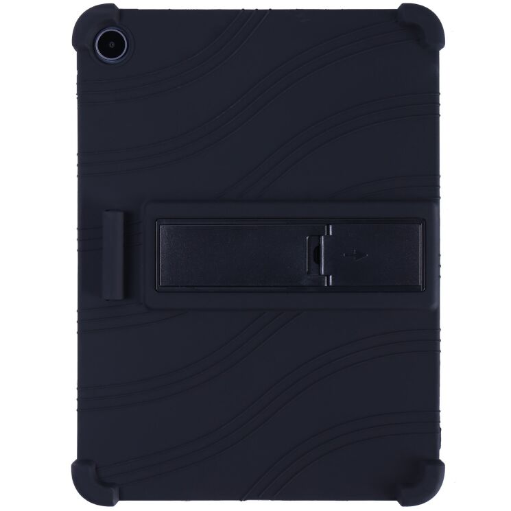 Захисний чохол Deexe Silicone Kickstand для OnePlus Pad Go 2 - Black: фото 1 з 8