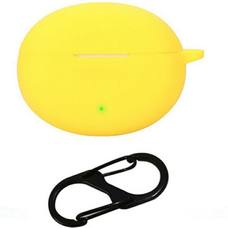 Захисний чохол Deexe Silicone Sleeve для OPPO Enco Air 4 - Yellow: фото 1 з 8