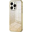 Защитный чехол Deexe Sparkles Cover для Apple iPhone 15 Pro - Gold (339579F)