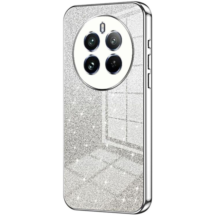 Защитный чехол Deexe Sparkles Cover для Realme 12 Pro - Silver: фото 1 из 7