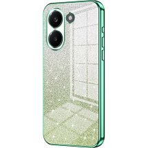 Защитный чехол Deexe Sparkles Cover для Xiaomi Poco X8 Pro - Green: фото 1 из 7