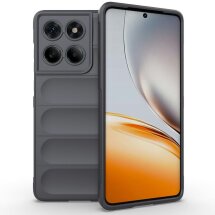 Защитный чехол Deexe Terra Case для Motorola Edge 60 / Edge 60 Fusion - Dark Grey: фото 1 из 4