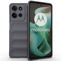 Защитный чехол Deexe Terra Case для Motorola Moto G75 - Dark Grey: фото 1 из 4