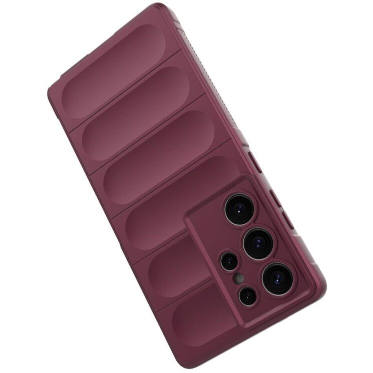 Защитный чехол Deexe Terra Case для Samsung Galaxy S25 Ultra (S938) - Wine Red: фото 3 из 6