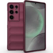 Защитный чехол Deexe Terra Case для Samsung Galaxy S25 Ultra (S938) - Wine Red: фото 1 из 6