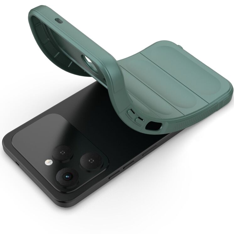 Силіконовий (TPU) чохол Deexe Terra Case для TECNO Spark 40 - Green: фото 7 з 9