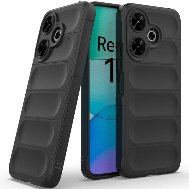 Захисний чохол Deexe Terra Case для Xiaomi Redmi 13 - Black: фото 2 з 9