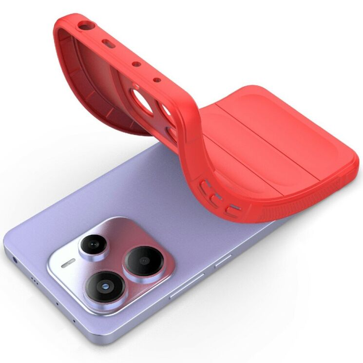 Защитный чехол Deexe Terra Case для Xiaomi Redmi Note 14 5G - Red: фото 5 из 10