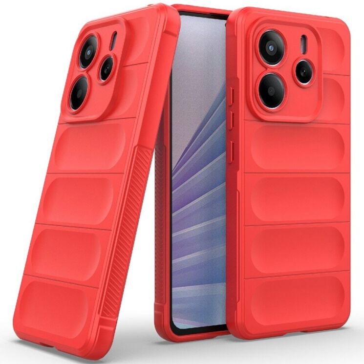 Защитный чехол Deexe Terra Case для Xiaomi Redmi Note 14 5G - Red: фото 2 из 10