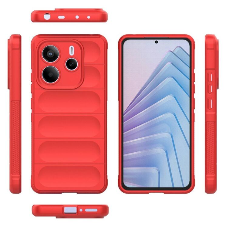 Защитный чехол Deexe Terra Case для Xiaomi Redmi Note 14 5G - Red: фото 6 из 10