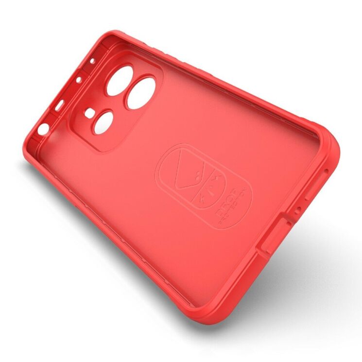 Защитный чехол Deexe Terra Case для Xiaomi Redmi Note 14 5G - Red: фото 3 из 10