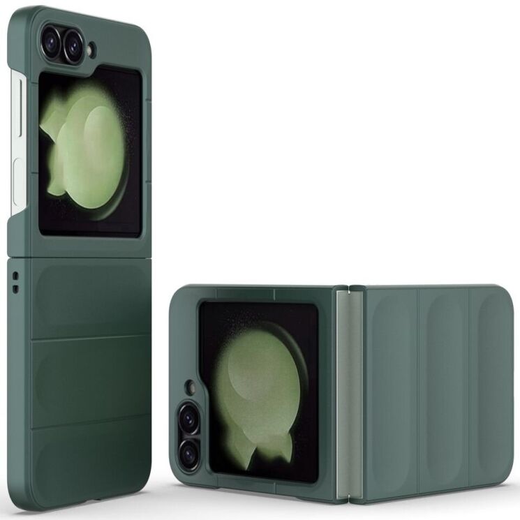 Защитный чехол Deexe Terra Case (FF) для Samsung Galaxy Flip 6 - Green: фото 1 из 8