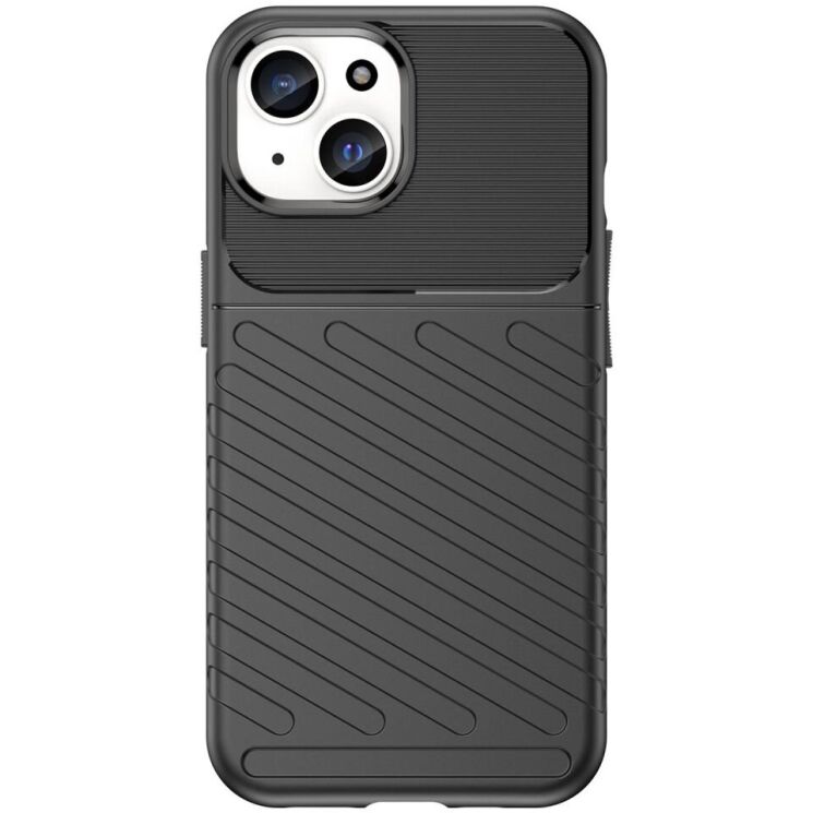 Захисний чохол Deexe Thunder Series для Apple iPhone 15 Plus - Black: фото 2 з 8