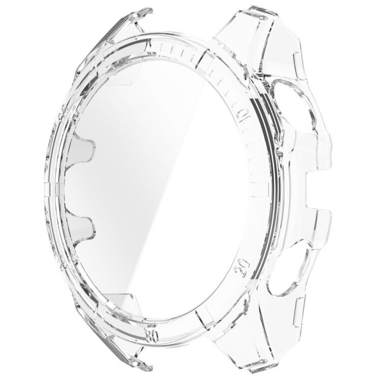 Защитный чехол Deexe Watch Case для Garmin Fenix 8 (43mm) - Transparent: фото 2 из 7