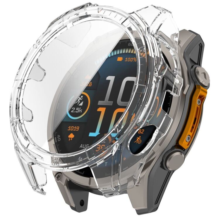Защитный чехол Deexe Watch Case для Garmin Fenix 8 (43mm) - Transparent: фото 1 из 7