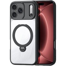 Захисний чохол DUX DUCIS Aimo Mag Series with Folding Stand для iPhone 18 Pro Max - Black: фото 1 з 9