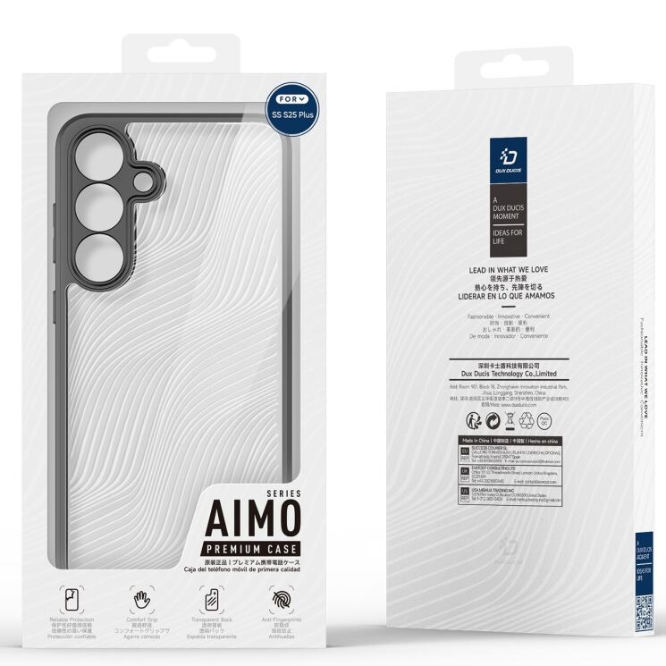Защитный чехол DUX DUCIS Aimo Series для Samsung Galaxy S25 Plus (S936) - Black: фото 10 из 10