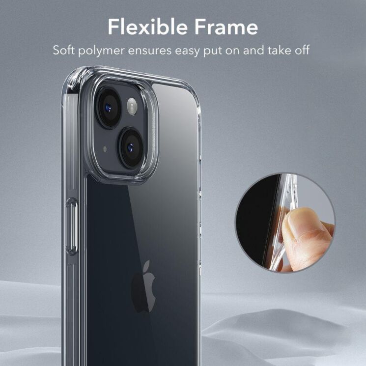 Защитный чехол ESR Ice Shield для Apple iPhone 15 Plus - Clear: фото 5 из 6