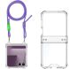 Защитный чехол GKK AirBag with Strap для Samsung Galaxy Flip 7 - Purple (383971V). Фото 1 из 5