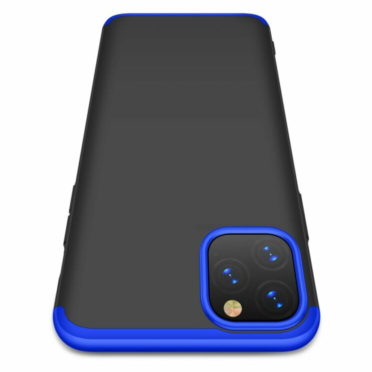 Защитный чехол GKK Double Dip Case для Apple iPhone 11 Pro Max - Black / Blue: фото 4 из 6