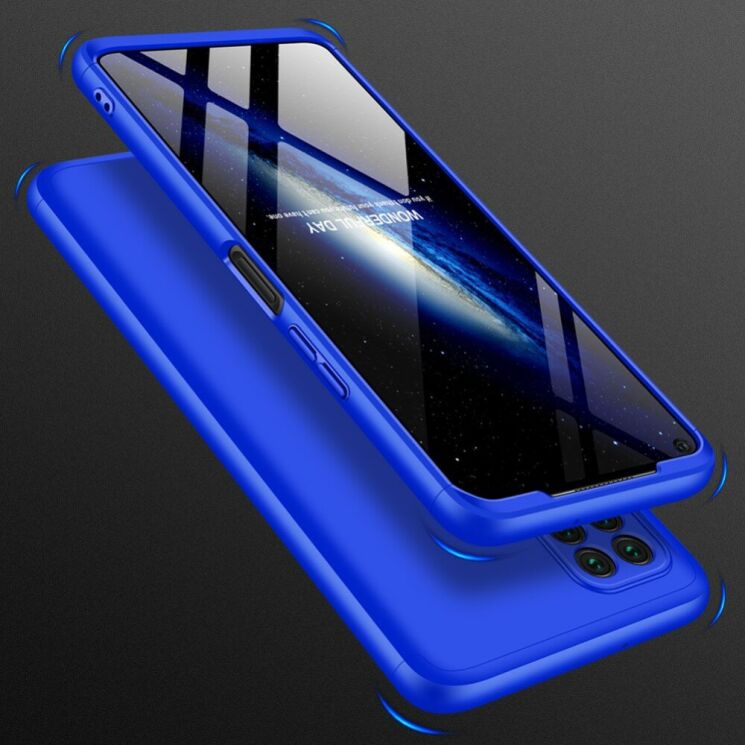 Захисний чохол GKK Double Dip Case для Huawei P40 Lite - Blue: фото 8 з 8